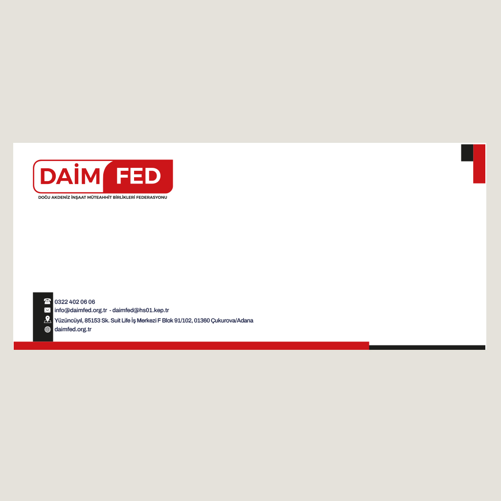 DAİMFED Diplomat Zarf