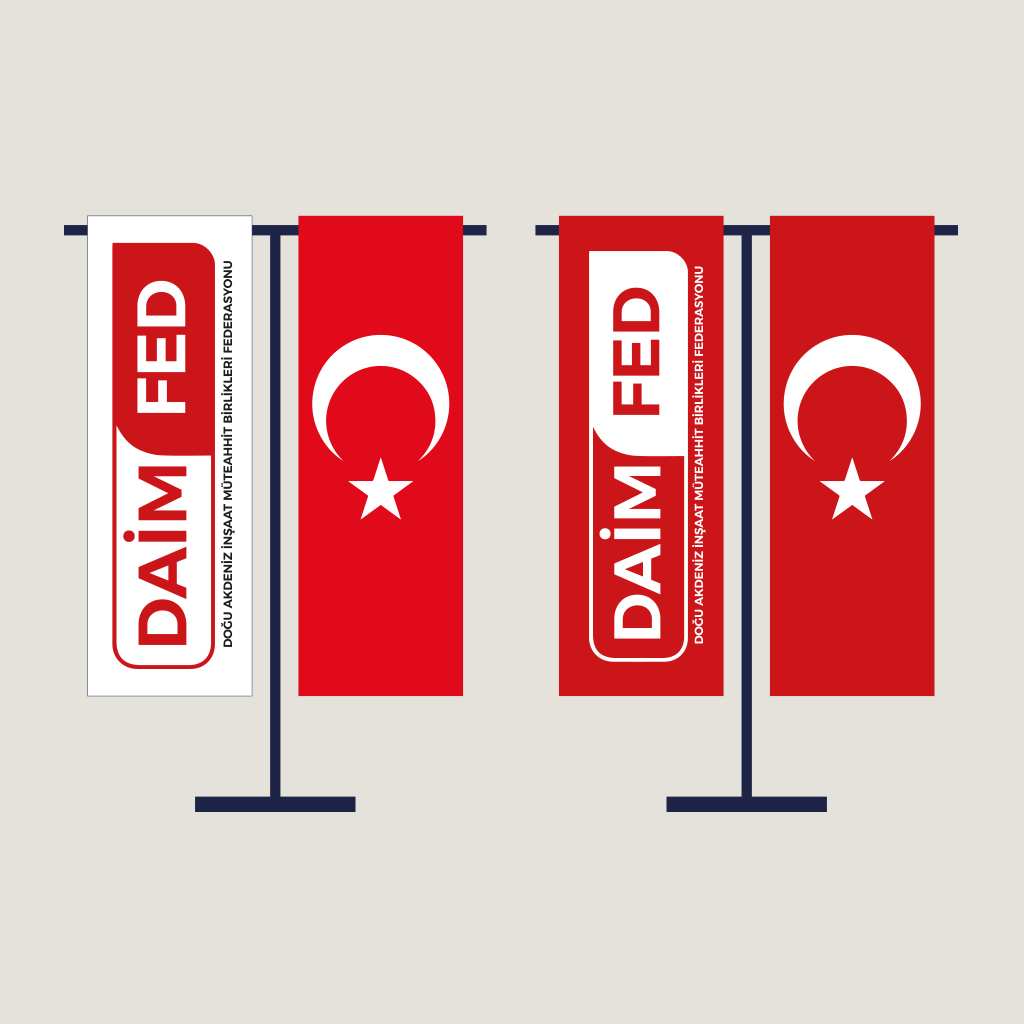 DAİMFED Masa T Bayrağı