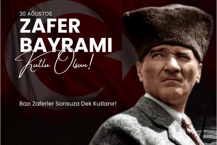 30 Ağustos Zafer Bayramı’mızı en içten dileklerimizle kutluyoruz.