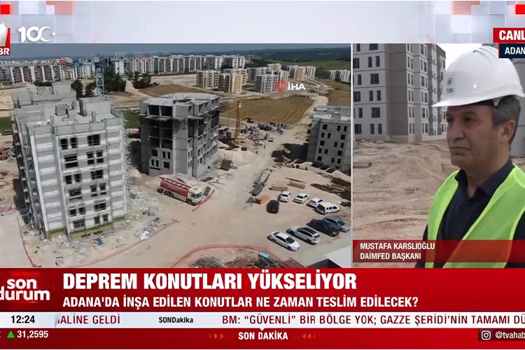 Deprem Konutlari Büyük Bi̇r Hizla Devam Edi̇yor