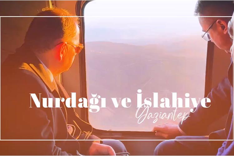 Nurdaği Ve İslahi̇ye De Yapimi Süren Konutlarimizi, Köy Evleri̇mi̇zi̇ Ve Bölgeyi̇ Havadan İnceledi̇k.